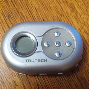 Trutech Silver Portable Personal FM Radio Device